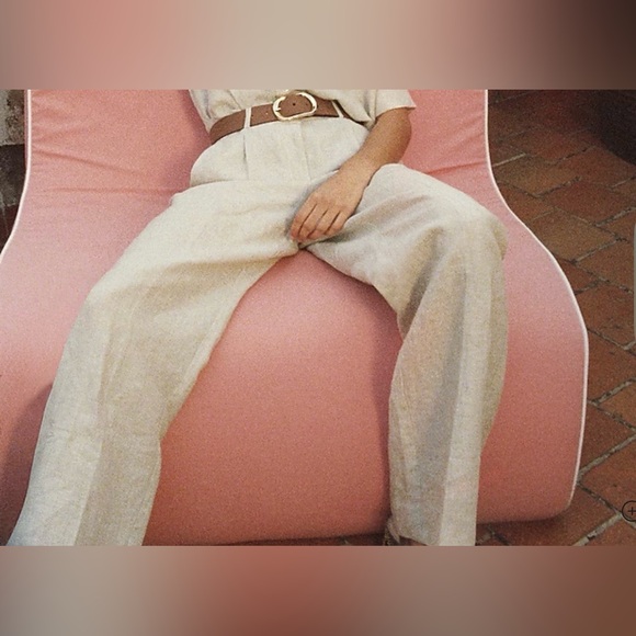 J. Crew Cream Wide Leg Pants - Picture 6 of 13